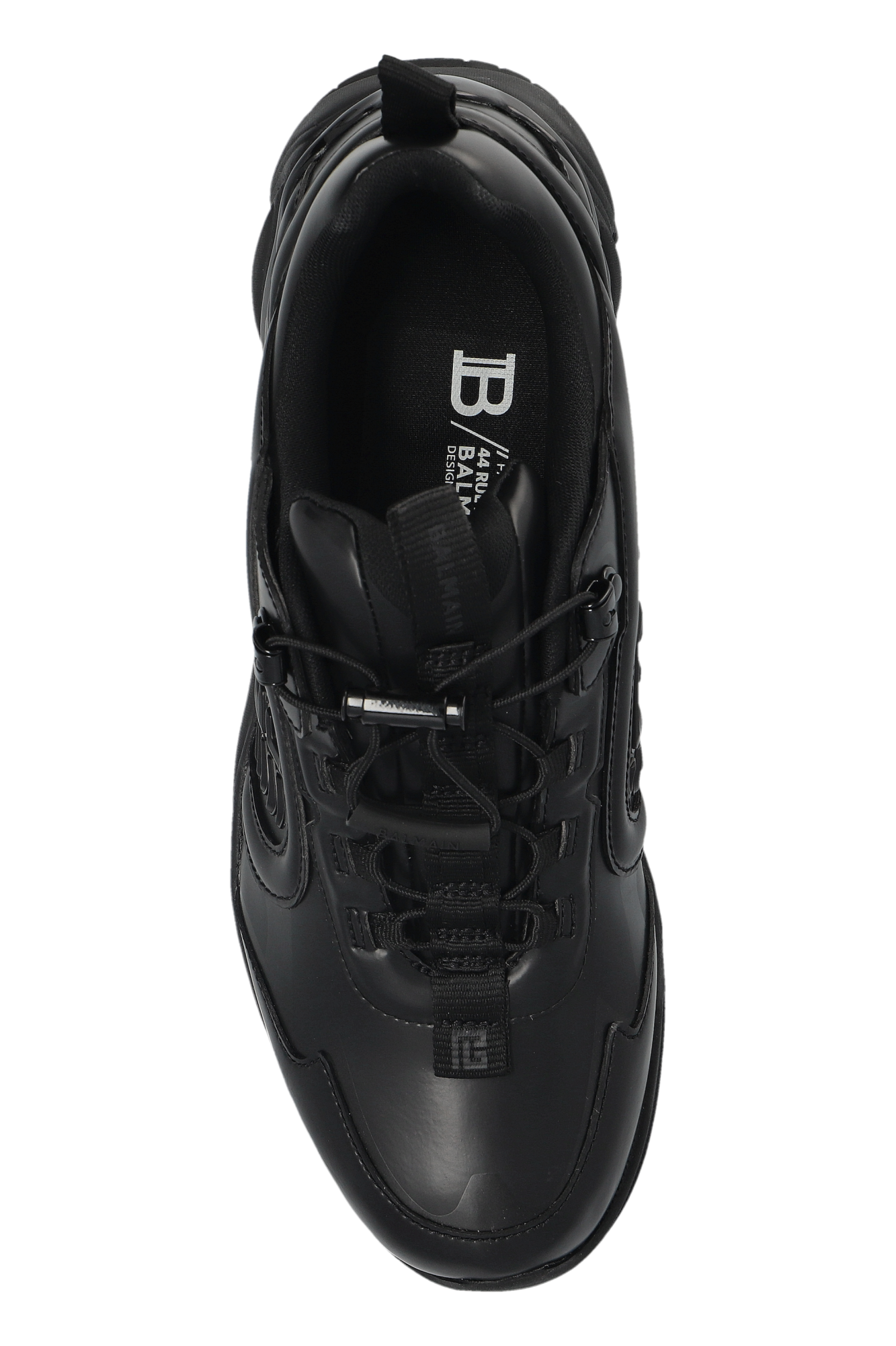 スニーカー BALMAIN Men Sneakers EM1VI357 LSGZ EAC Black Balmain Sneakers made from eco-leather | Men's Shoes | Vitkac